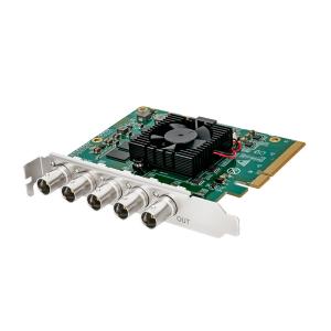 Cheap 4Kp60 Live Streaming Capture Card With 4 Channels 12G-SDI Input And 1 Ch 12G-SDI Output for sale