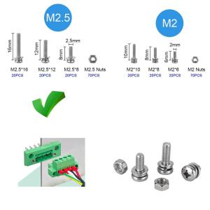5.08mm pitch Feed Through Flange Screw Terminal Blocks Panel Mount