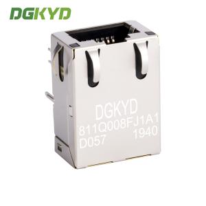 Height 11.3mm 12 Pins GIGABIT RJ45 MAGNETIC JACK MAGNETICS ACC. TO IEEE802.3af