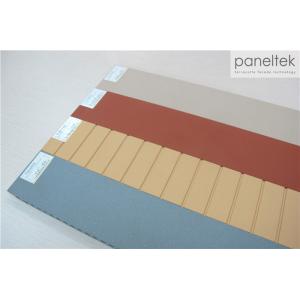 Cheap Red / Yellow Exterior Wall Cladding Panels Anti - Fade With High Strength for sale