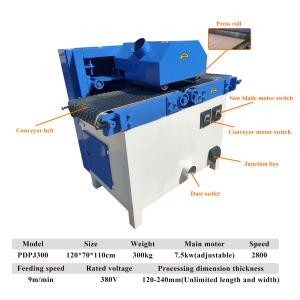 Multi Blade Rip Saw Machine for Horizontal Circular Cutting in Building Material