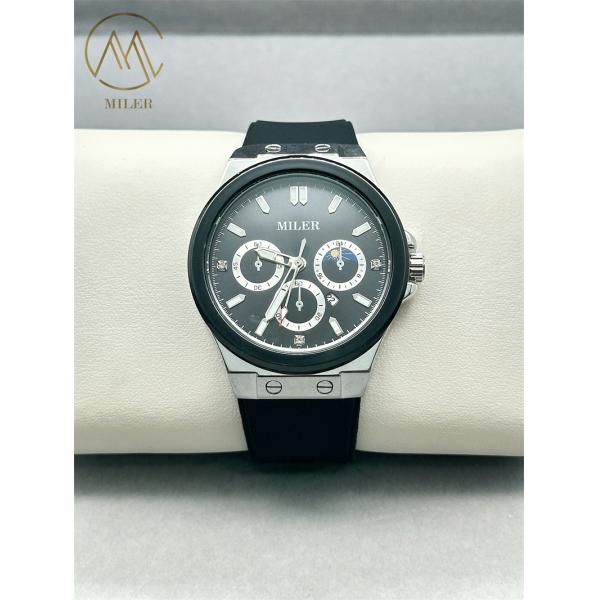 30ATM Water Resistant Classic Wrist Watches Mineral Dial Date Display Luminous