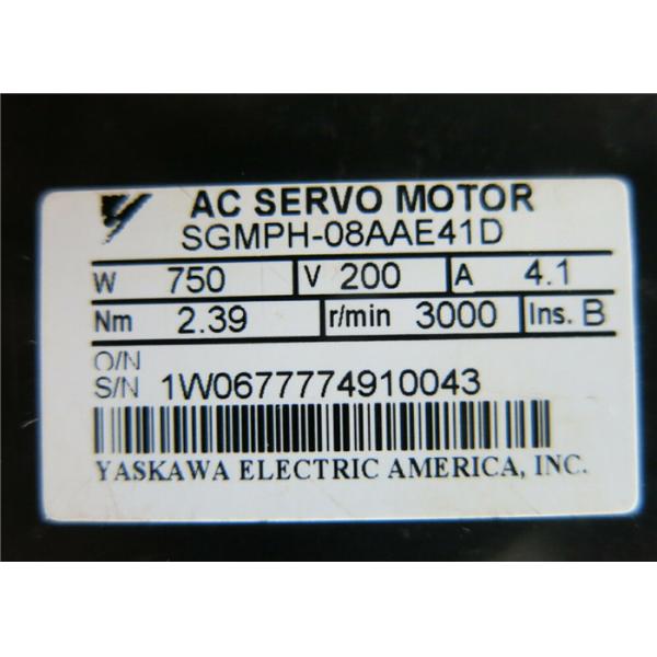 Quality YASKAWA AC Servo Motor 200V 3000r min SGMPH-08AAE41D New original wholesale