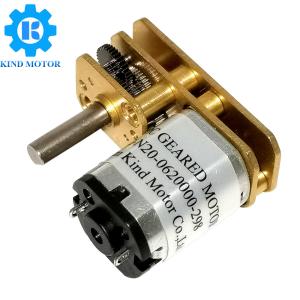 China 2.2W Right Angle DC Gear Motor N30 300mNm Stall Torque on sale