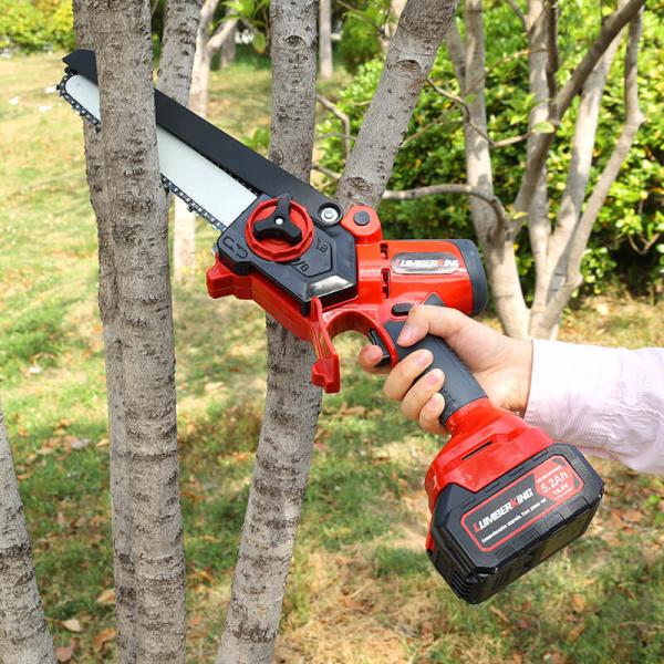 Portable Handheld Mini Electric Chainsaw 6 Inch 8 Inch Cordless Rechargeable