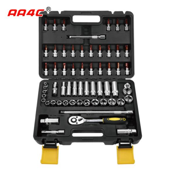 Quality AA4C 61pcs auto repair tool kit shelf hardware hand tools workbench tools A1-F0618 wholesale
