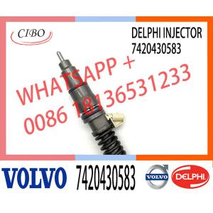 common rail injector 20430583 BEBE4C00101 VOE20430583 for REN-AULTt DX12 VOL