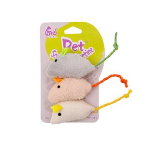 Plush Catnip Mouse Cat Toy for Interactive Indoor Cats Kitten Play Popular Style