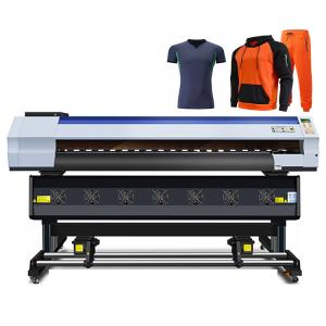 Cheap High Speed 1900mm Dye Sublimation Printer For Fabric 2 Pass 105m2/H 3 Pass 70m2/H 4pass 55m2/H 6 Pass 35m2/H for sale
