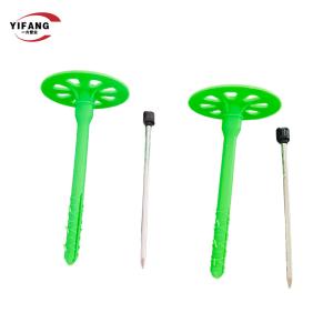 Easy-to-Install Plastic Insulation Pins for Wall Thermal Protection