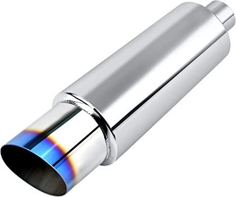 Quality Round Burnt 304 Stainless Muffler For Automotive Exhaust wholesale