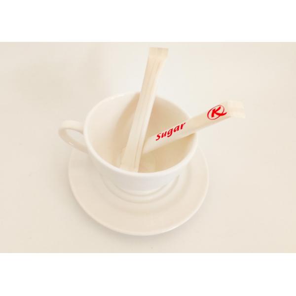 18 Months Shelf Life Sugar Stick Condiment Packets Disposable Customizable Packaging Sugar Sticks