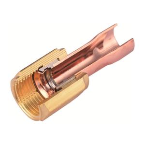 Cheap CFC HCFC HFC Nylon Refrigerant Hose Fittings / Refrigeration Copper Fittings DN1～DN5 for sale