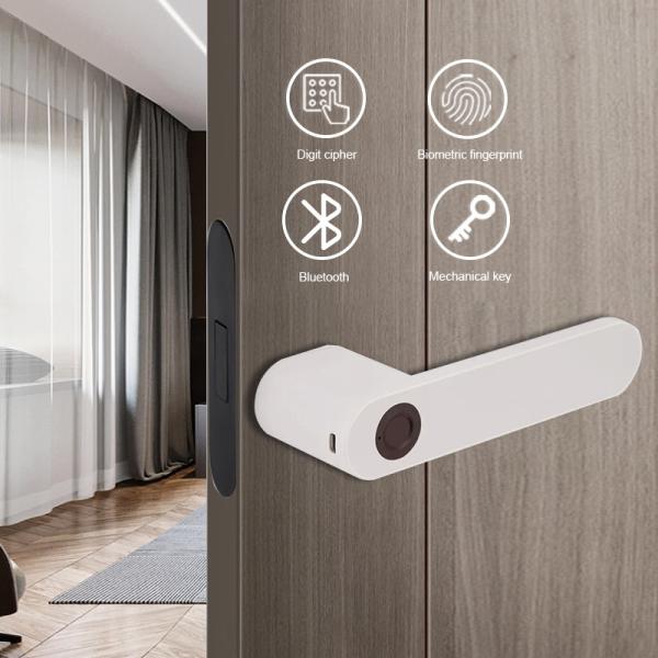 Quality Remote Control Smart Fingerprint Door Lock Smartphone Bluetooth For Room Door wholesale