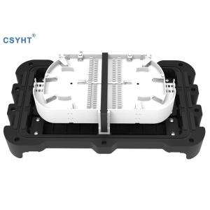 Inline 96-144F Screw Aerial Fiber Optic Closure With Ground Wire