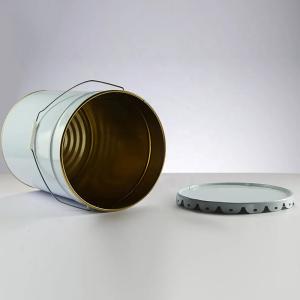 Multi Colors Durability Aquatic Based Metal Paint Bucket And Lid For Interior