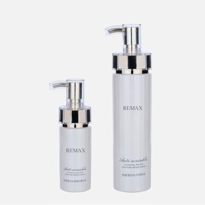 40ml/120ml/140ml/50g Glass Transparent cylindrical Smooth with Golde pump for