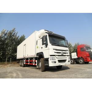 High Strength Frozen Foods RHD 8×4 Refrigerated Trucks And Vans 40 Ton Low Noise