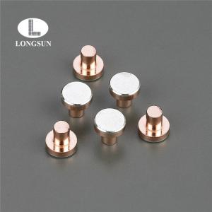 Electrical Contact Rivets Soild Welding Contact Tips With Low Electrical
