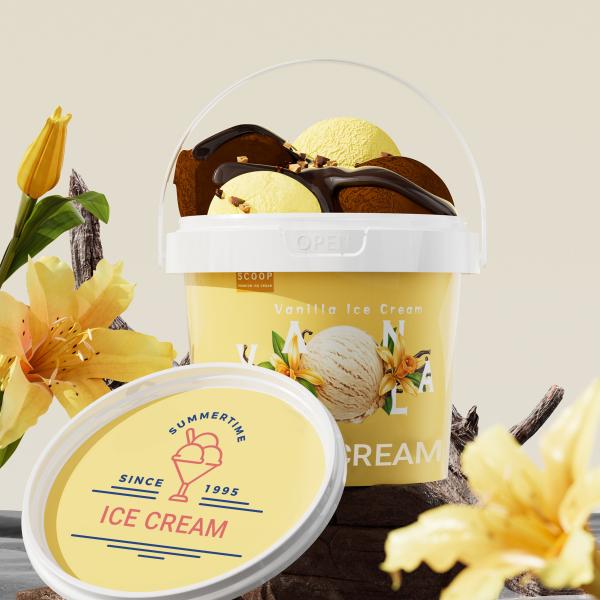 Food Grade PP Buckets for Shea Butter Chocolate Spread Food Sauces and Beverages