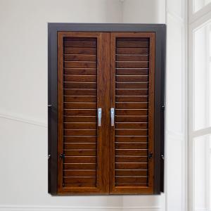 China Crank Control  Aluminium Louvre Windows European Design External Louvres For Windows on sale