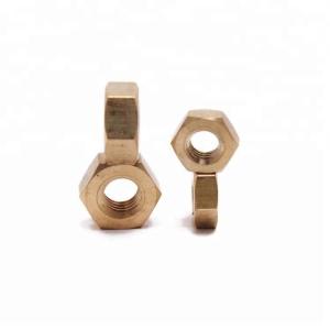 Precision DIN 934 M42 EN24034 Brass Hex Nuts