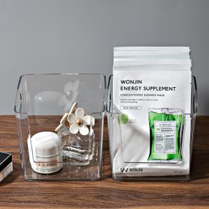 Sterilite Transparent Stackable Storage Boxes PET Plastic Storage Organizer