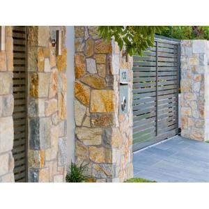 Yellow Slate Fieldstone Natural Slate Random Flagstone Castle Rock Veneer