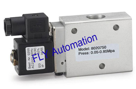 Quality Electromagnetic Actuated,1/4" 1/2" Herion 8020750 Inline 5/2 3/2 Spool Pneumatic Valves wholesale