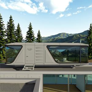 Modern Luxury Space Capsule House Steel Frame Prefabricated Space Capsule Mini