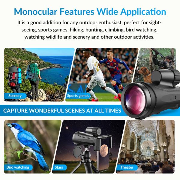 12X50 ED Glass Binoculars Waterproof Fogproof High Definition For Wild Prospect Exploration