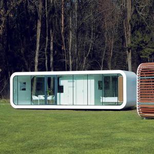 China Apple Cabin House Customized Color Options Available for Exterior Metal Carved Panel and Integrated Ceiling on sale