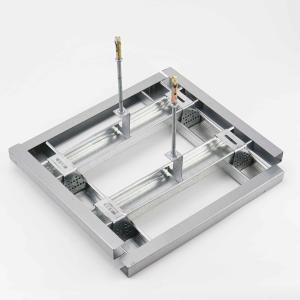 60mm Width Gypsum Board Ceiling With Light Steel Galvanized Material