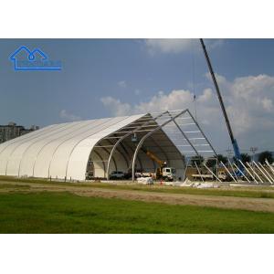 Custom Indoor Sports Hall Tent Curved Shape For Football Soccer Field Canopy For