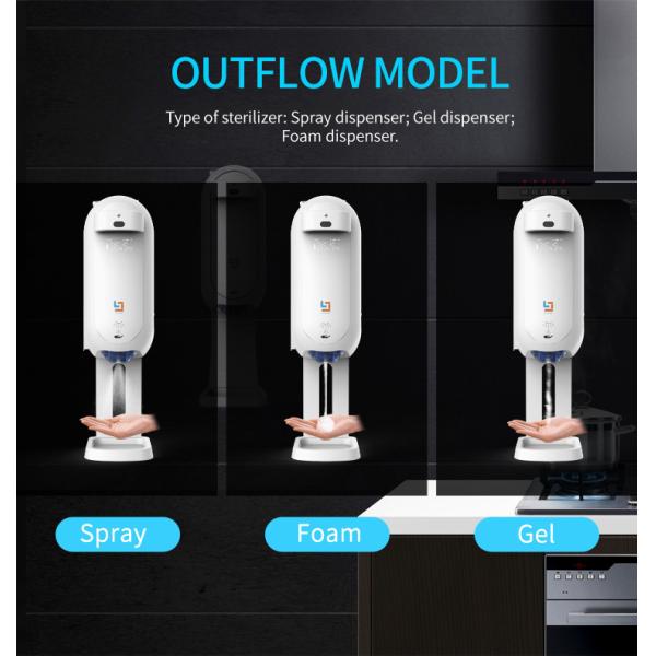 0.5℃ Accuracy DC6V 1100ml Wall Mounted Hand Sanitizer