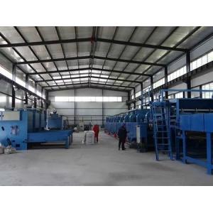 1800mm - 6000mm Fabric Finishing Machine Latex Backing And Hot Setting 30m/Min