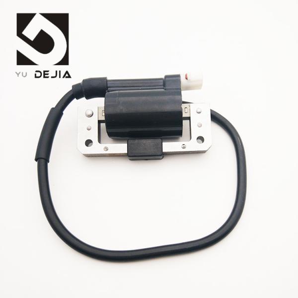 Black Universal Ignition Coil Motorcycle Replacement With 2 Or 4 Strokes