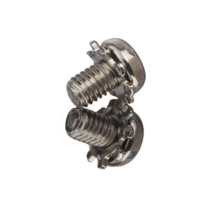 Cross Recessed Pan Head M4 Nylok Combination Screw With External Tooth Gasket