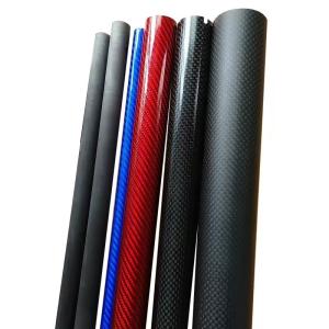 Custom Glossy Matte Carbon Fiber Pipe Twill Plain Carbon Custom Factory Carbon