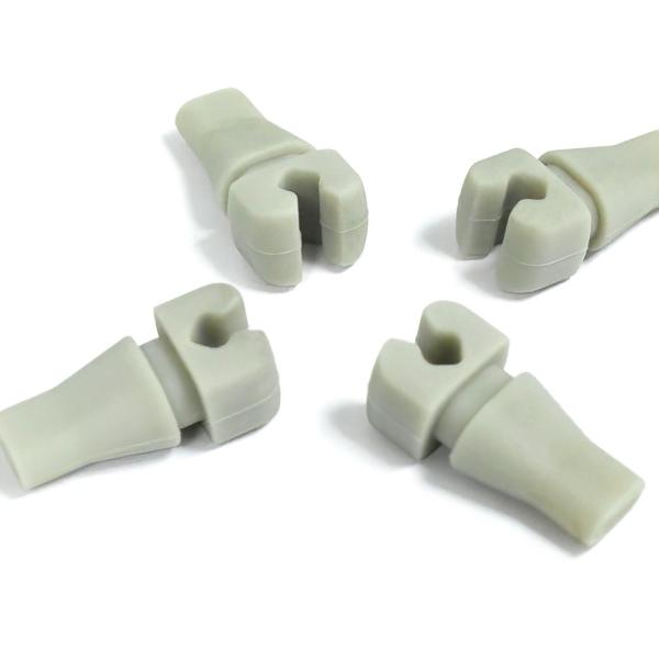 Black FKM HNBR Rubber Cap Plugs Heat Resistance Rubber Blanking Caps