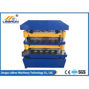 Made in china Double Layer Roofing Sheet Roll Forming PLC Control Automatic 2018