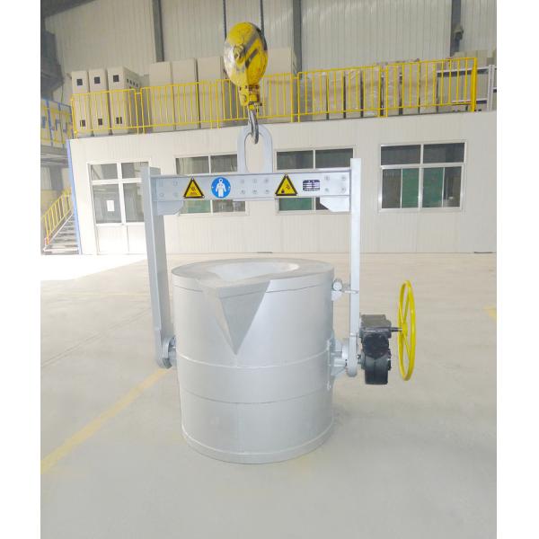 Quality Vaccum Pressure Molten Aluminum Transfer Ladles Safety Features Pouring Spout Within 1000M Distance wholesale