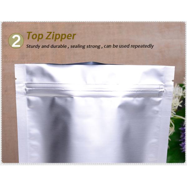 Customized Print Aluminium Foil Coffee Stand Up Pouches With Zipper For Food Packaging Bags