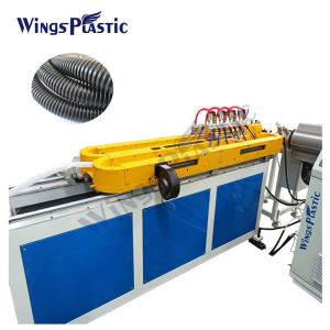 Plastic Single Wall Pvc Pp Pe Spiral Corrugated Pipe Hose Extrusion Making