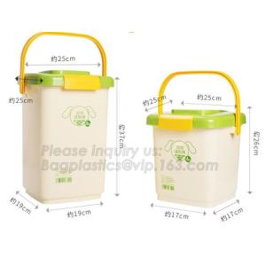 Promotion Eco-friendly Plastic Scoop Pet Dog Food Storage Container, pet food