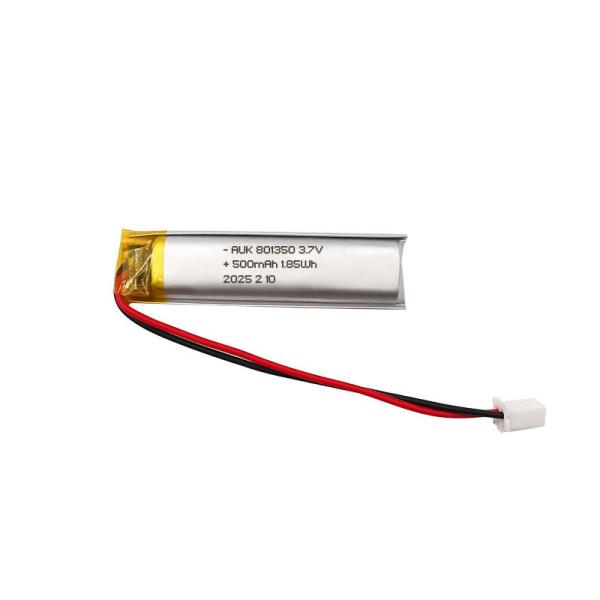 AUK 801350 3.7V 500mah Lipo Battery Lithium Polymer Battery For Electric