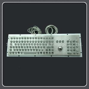 Cheap Numeric 106 Key Keyboard With Trackball , Metal Keyboard With Trackball for sale