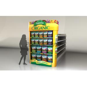 Foldable End Cap Shelving Eye Catching Promotional Paper Power Wing