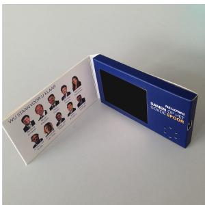 Cheap Customizable Portable Lcd Screen Greeting Card Interactive Video Brochure for sale