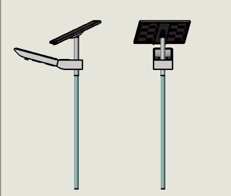 All In One, All in one, Solar LED Street Light, All In One Solar LED Street